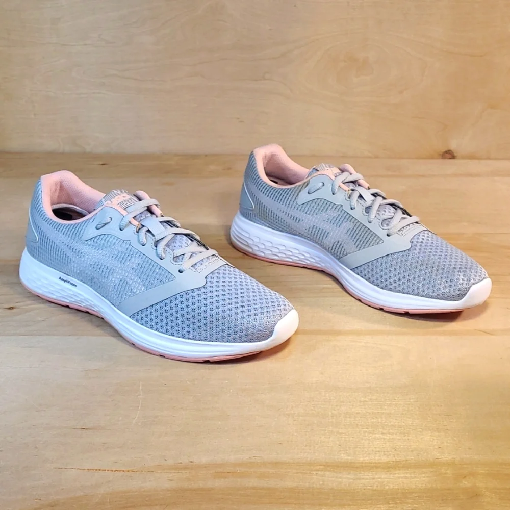 Asics Womens Patriot 10 Mid Grey Frosted Athletic Running Shoes - Picture 2 of 10